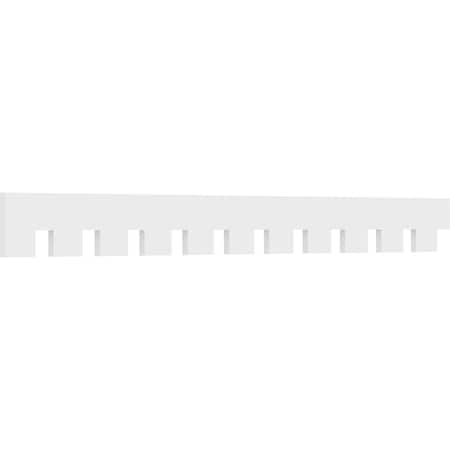 Wilson Architectural Grade PVC Dentil Trim, 8H X 1P X 88L